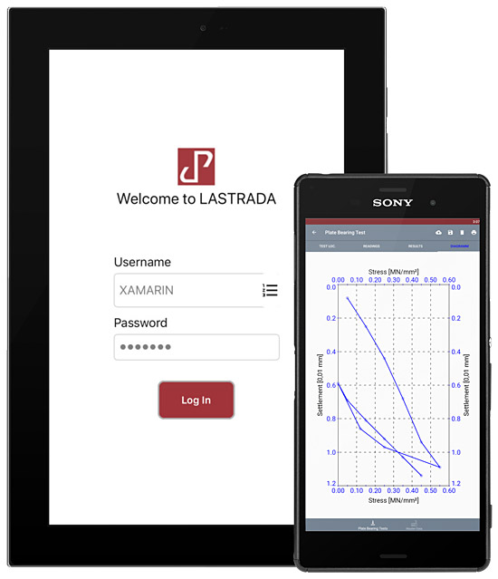 LASTRADA App auf Smartphone und Tablet - Ihre LASTRADA APP für mobile Nutzung