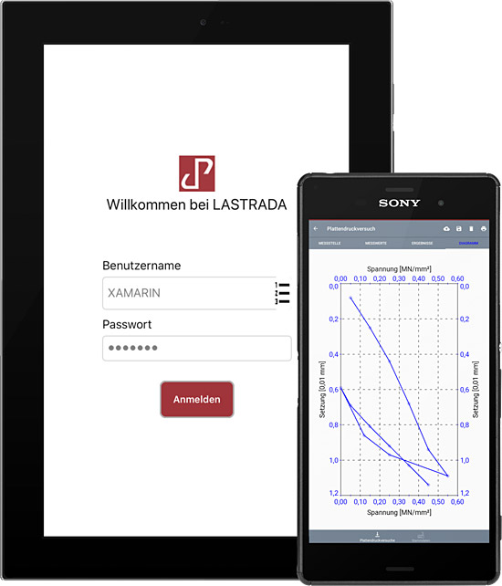 LASTRADA App auf Smartphone und Tablet - Ihre LASTRADA APP für mobile Nutzung